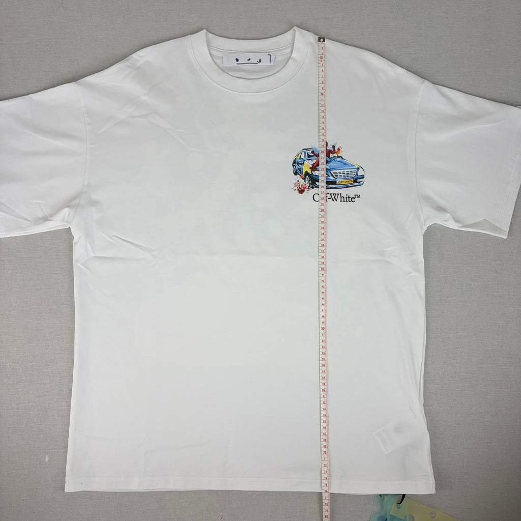 OFF-WHITE Benz Cupid White Graphic T-shirt