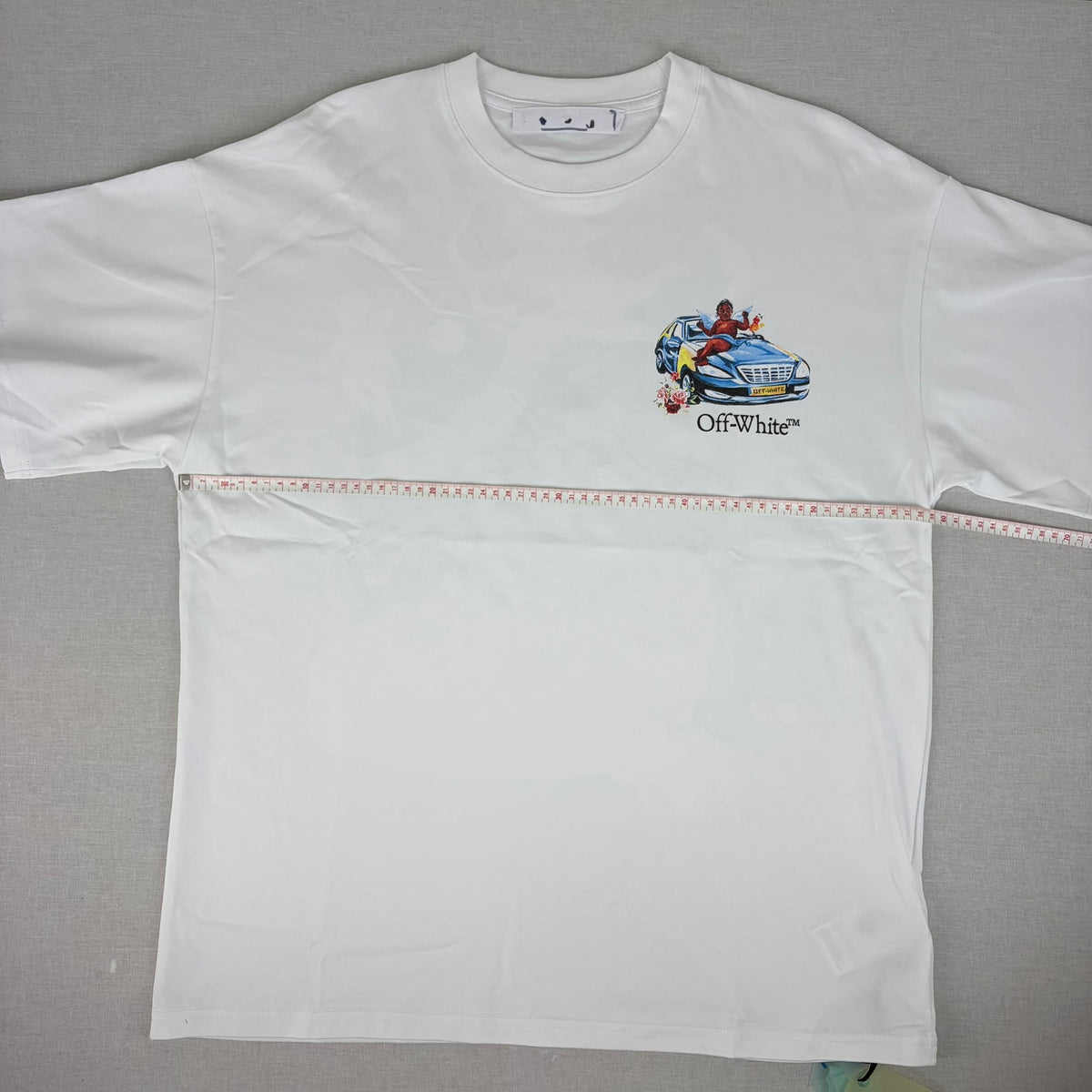 OFF-WHITE Benz Cupid White Graphic T-shirt