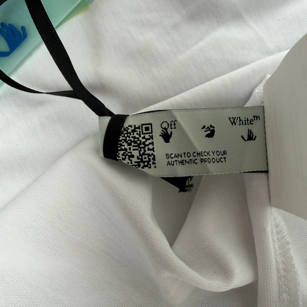 OFF-WHITE Benz Cupid White Graphic T-shirt