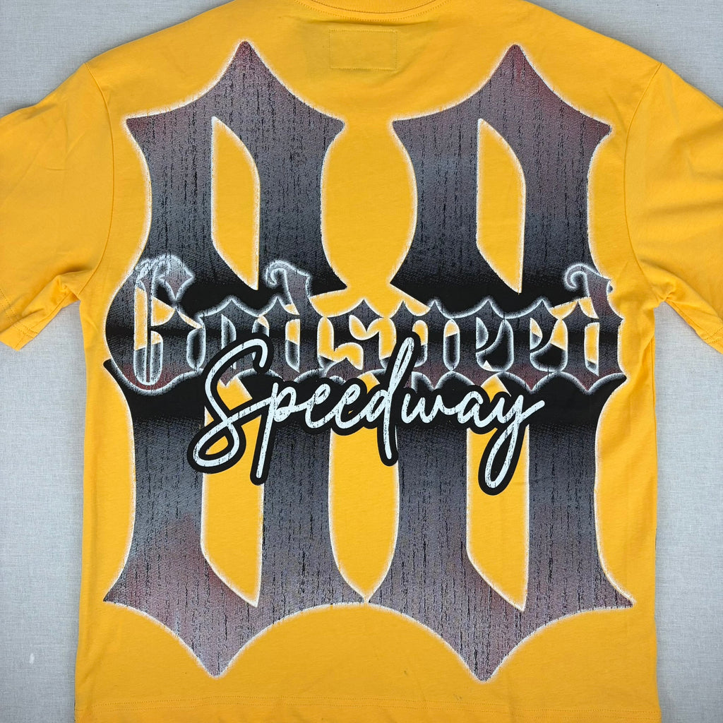 GODSPEED Speedway Skull Rider Graphic T-shirt