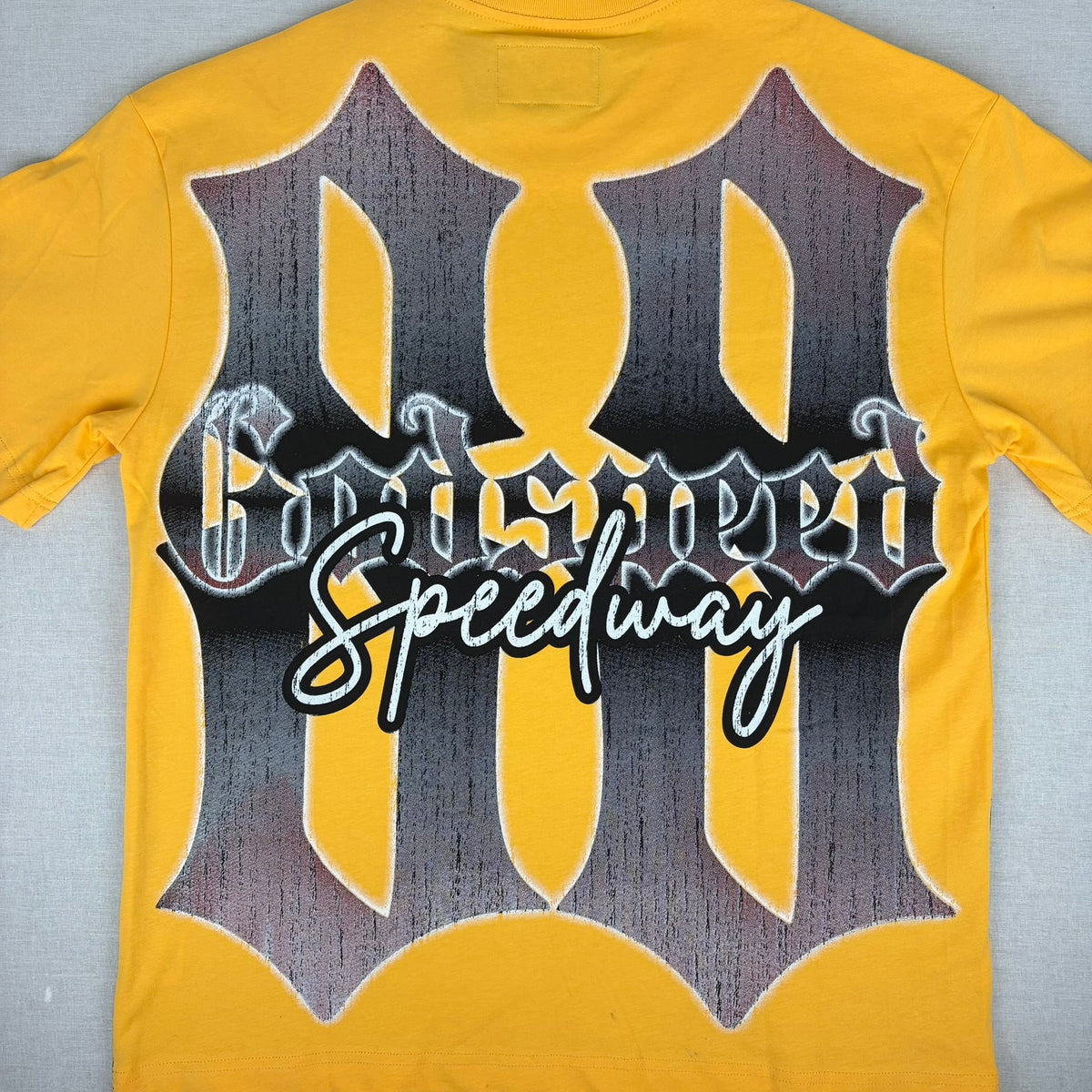 GODSPEED Speedway Skull Rider Graphic T-shirt