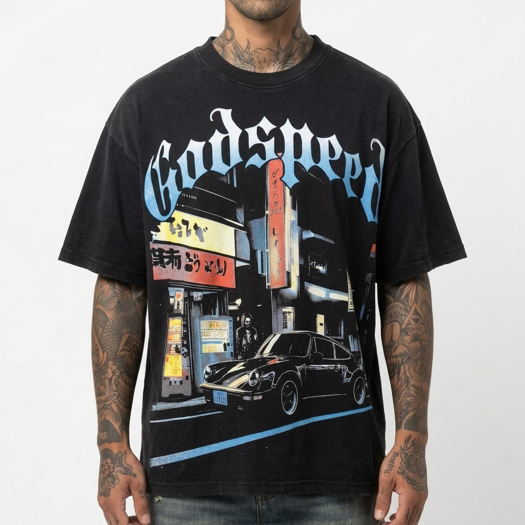 GODSPEED Tokyo Nights Graphic T-shirt
