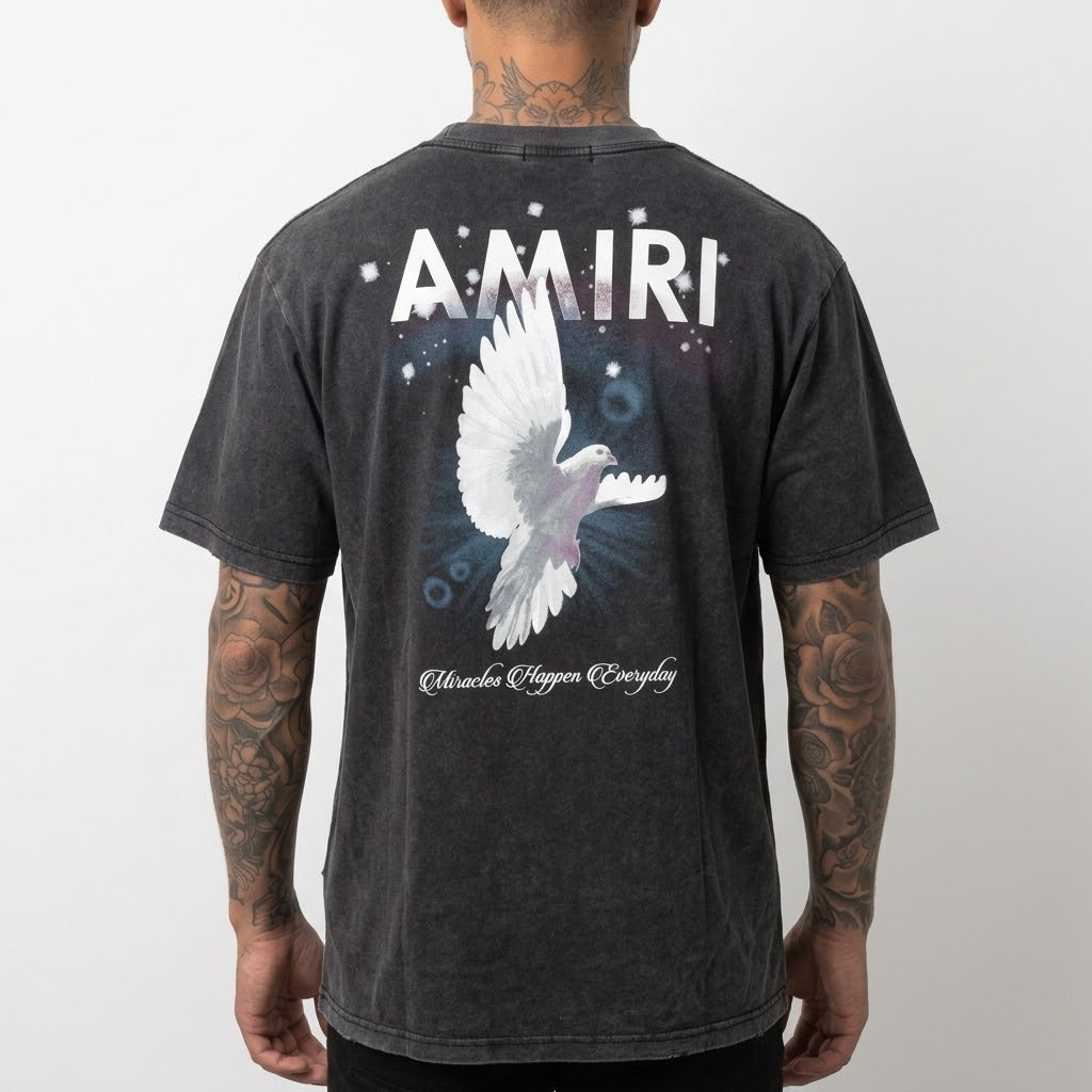 AMIRI White Dove Graphic T-shirt