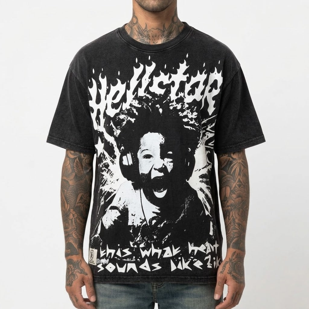 HELLSTAR Records Graphic T-shirt