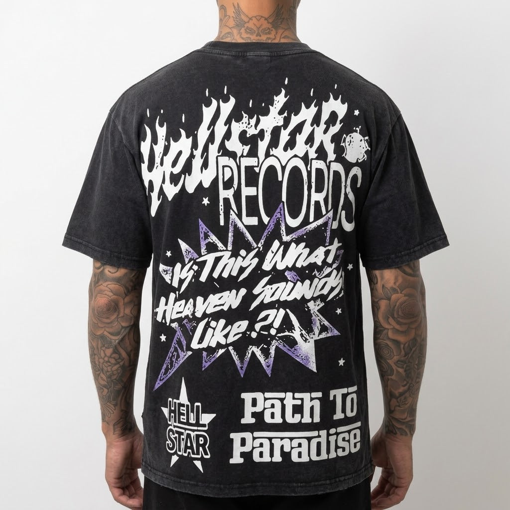 HELLSTAR Records Graphic T-shirt