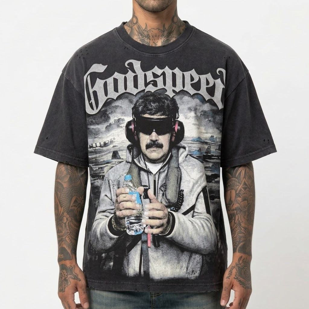 GODSPEED Mission Completed Graphic T-shirt