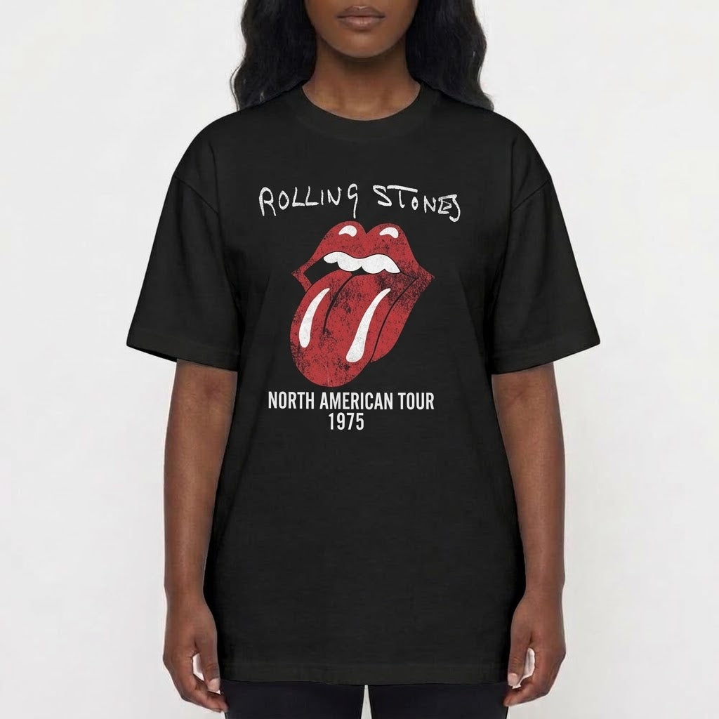 Rolling Stones Tシャツ 北米ツアー The Rolling Stones North American Tour 1975 T-shirt – Okinawa